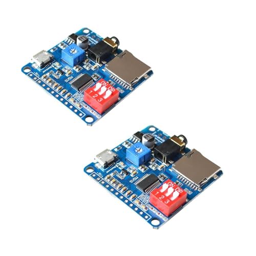 2pcs DY-SV5W Audio Playback Module for MP3 Music Player Audio Playback Amplifier 5W SD/TF Card Integrated RT I/O Trigger von YOURRYONG