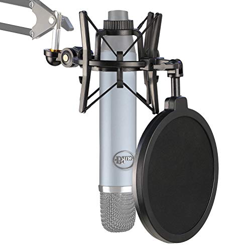 YOUSHARES Blue Ember Shock Mount mit Pop-Filter zur Reduzierung von Vibrations Geräuschen für Blue Ember Mikrofon von YOUSHARES