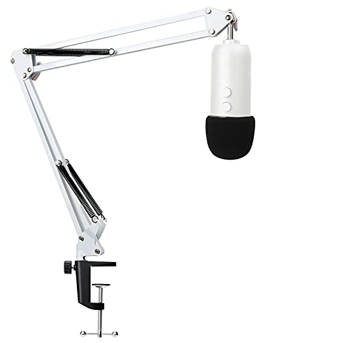 Blue Yeti Arm - Mikrofonständer mit Windschutz Kompatibel mit Blue Yeti Yeti Pro Mikrofon von YOUSHARES(Weiß) von YOUSHARES