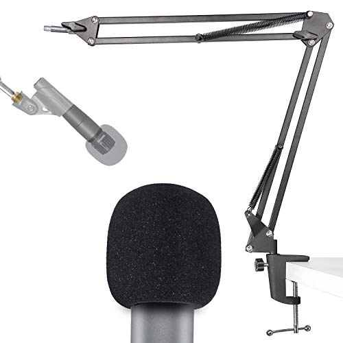 SM58 Mikrofonarm mit Pop Filter Kompatibel mit Shure SM58-LC Dynamisches Stimmmikrofon, Professioneller Mikrofon für SM58 YOUSHARES von YOUSHARES