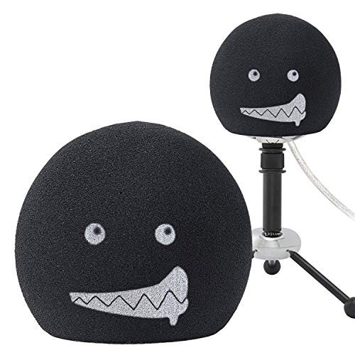 YOURSHARES Blue Snowball Microphone Windscreen Pop Filter - Mikrofon Windschutz Schaumstoff Popschutz für Blue Snowball iCE Mikrofon (Mund) von YOUSHARES