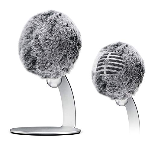 YOURSHARES MV5 Microphone Windscreen Muff Pop Filter - Mikrofon Fell Windschutz Pop Schutz kompatibel mit Shure MV5 Digitales Kondensator Mikrofon von YOUSHARES