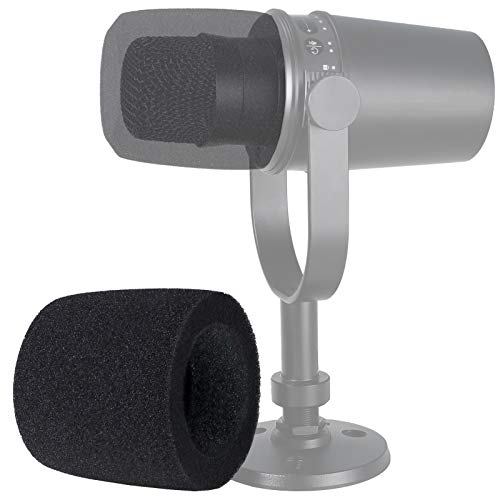 YOUSHARES Mikrofon Popschutz - Schallschutz Pop Filter Windschutz Kompatibel mit Shure MV7 USB Mikrofon von YOUSHARES