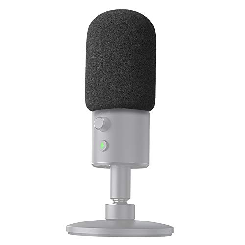 YOUSHARES Seiren X Windschutz Schaumstoff Popschutz - Mikrofon Foam Windscreen Pop Filter für Razer Seiren X Streaming Microphone von YOUSHARES