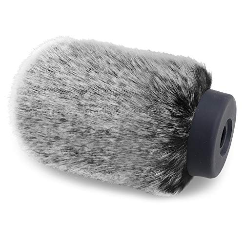 YOUSHARES Windschutz für Rode NTG VideoMic and Microphones Popschutz Chemiefaser Windgeräusche Reduzieren(Länge 3,9 ",Schwarz und Weiß) von YOUSHARES