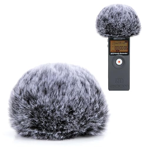 YOUSHARES Zoom H1 Recorder Fell-Windschutz Pop Filter - Draussen Mikrofon Fell Windschutz Pop-Schutz für Zoom H1 Handlicher Tragbarer Rekorder von YOUSHARES