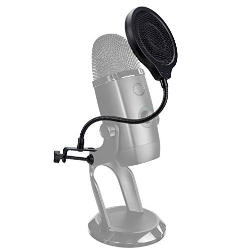 Yeti X Mikrofon Popschutz - Drei Schichten Pop Filter mit Flexiblem 360° Schwanenhals Clip Stabilisierungs Arm für Blue Yeti X Mikrofon von YOUSHARES Yeti X Mikrofon Popschutz - Drei Schichten Pop Filter mit Flexiblem 360° Schwanenhals Clip Stabilisierungs Arm für Blue Yeti X Mikrofon von YOUSHARES von YOUSHARES
