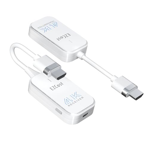 YOUTINGHDAV HDMI Wireless Transmitter and Receiver 4K, Wireless HDMI Extender 1080P@120Hz, HD Funkübertragung Video/Audio von Laptop, PC zu Monitor, TV, 165FT/50M WLAN HD Sender und Empfänger von YOUTINGHDAV