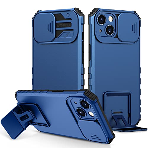 YOUULAR Hülle für iPhone 13 dimensionale Halterung Telefonhülle, Schiebefenster Handyhülle Bumper, stoßfeste Schutzhülle für iPhone 13 6.1 Militär Hüllen Blau YOUULAR Hülle für iPhone 13 dimensionale Halterung Telefonhülle, Schiebefenster Handyhülle Bumper, stoßfeste Schutzhülle für iPhone 13 6.1 Militär Hüllen Blau von YOUULAR