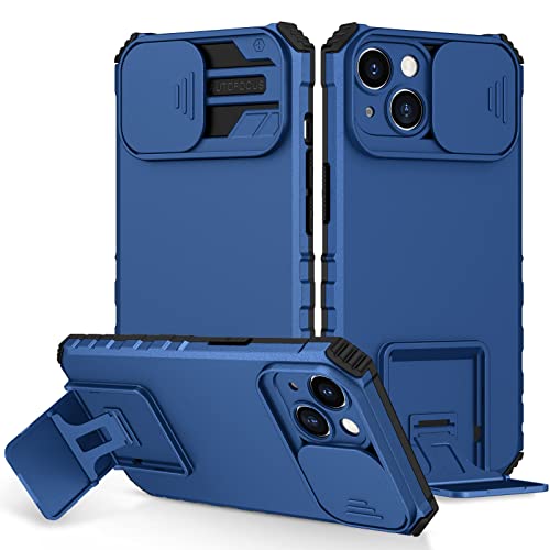 YOUULAR Hülle für iPhone 14 dimensionale Halterung Telefonhülle, Schiebefenster Handyhülle Bumper, stoßfeste Schutzhülle für iPhone 14 Militär Hüllen Blau YOUULAR Hülle für iPhone 14 dimensionale Halterung Telefonhülle, Schiebefenster Handyhülle Bumper, stoßfeste Schutzhülle für iPhone 14 Militär Hüllen Blau von YOUULAR
