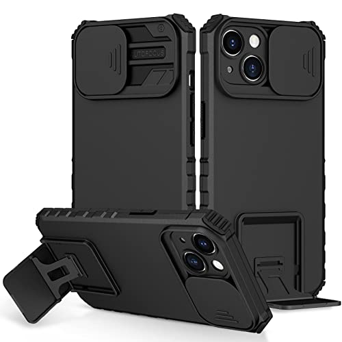 YOUULAR Hülle für iPhone 14 dimensionale Halterung Telefonhülle, Schiebefenster Handyhülle Bumper, stoßfeste Schutzhülle für iPhone 14 Militär Hüllen Schwarz YOUULAR Hülle für iPhone 14 dimensionale Halterung Telefonhülle, Schiebefenster Handyhülle Bumper, stoßfeste Schutzhülle für iPhone 14 Militär Hüllen Schwarz von YOUULAR