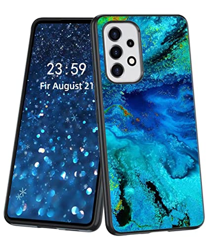 Yoviakk Schutzhülle für Samsung Galaxy A53 5G, schmale Passform, leuchtet im Dunkeln, Hybrid-Hart-PC, weicher TPU-Bumper, Herren, Handyhülle für Samsung Galaxy A53 5G Hülle. 16.5 cm (6.5 Zoll). von YOVIAKK