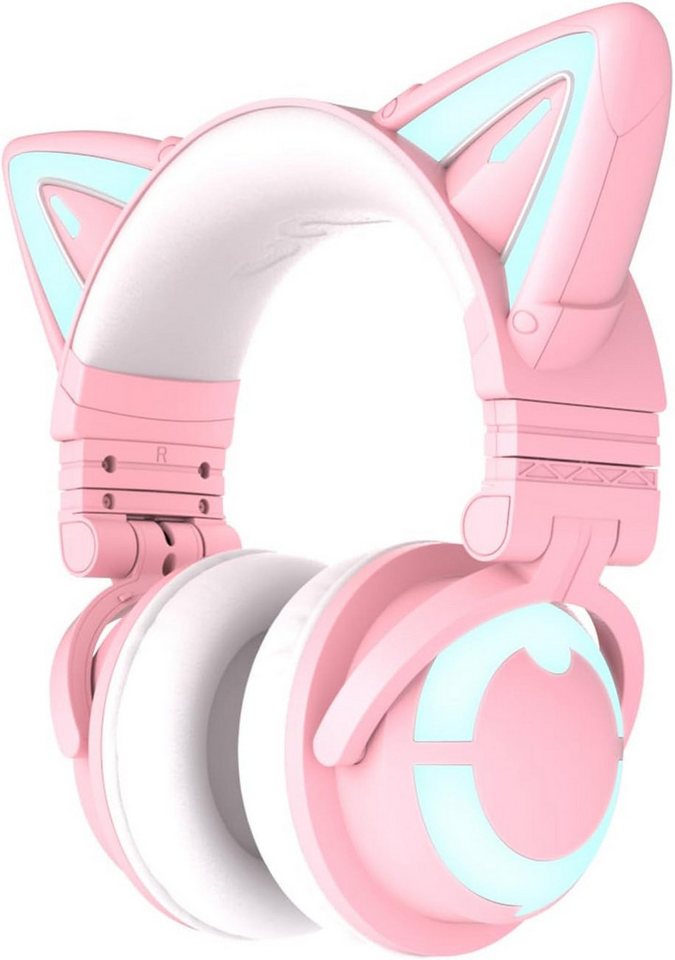 YOWU Professioneller 7.1Surround Sound Noise Cancelling mit präzisen Bässen Gaming-Headset (Ultraweiche Ohrpolster für Marathon-Sessions – Das leichte Design mit Memory-Schaum und Proteinleder sorgt für Druckfreiheit, selbst nach stundenlangem Tragen., Bluetooth, Bluetooth 5.2 mit Aptx HD für lagfreien Sound Stabiler oder Aussetzer) von YOWU