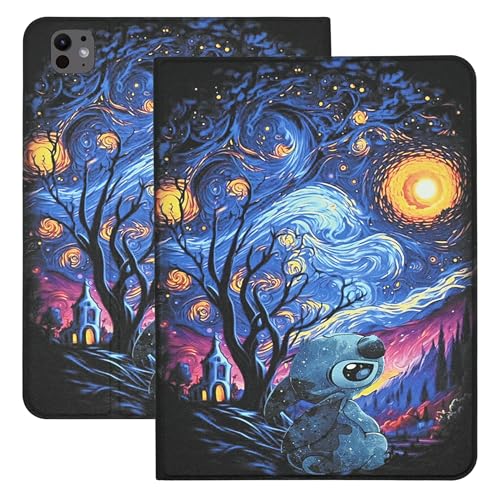 Schutzhülle für iPad Pro 27,9 cm (M4, 5. Generation 2024), Mädchen, Frauen, Teenager, cool, leicht, PU-Leder, Folio-Ständer, TPU-Hülle mit Stifthalter, automatische Wake-/Sleep-Funktion, mehrere von YOYOYX