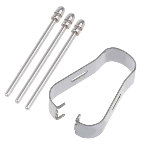 Metallstift-Nachfüllminen und Clip für bemerkenswerte Schreiber, Schreibstifte, glattes Schreiben und einfacher Austausch, 3 Stück Metallstift-Nachfüllminen und Clip für bemerkenswerte Schreiber, Schreibstifte, glattes Schreiben und einfacher Austausch, 3 Stück von YPREWY
