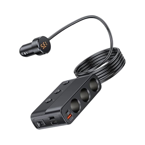Vielseitiger Kfz-Ladeadapter mit mehreren USB-Anschlüssen und Vielseitiger Kfz-Ladeadapter mit mehreren USB-Anschlüssen und von YPREWY