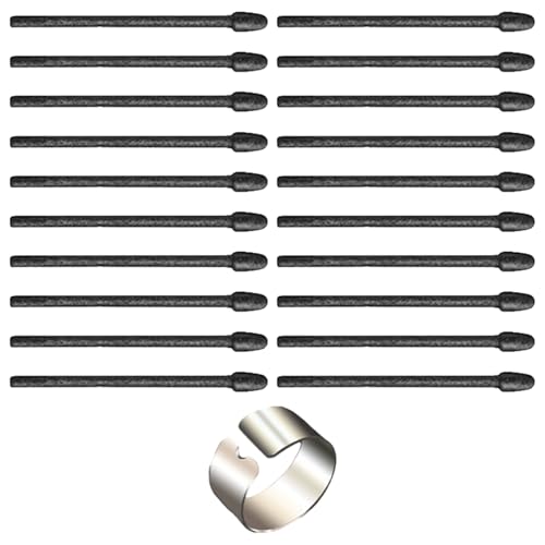 YPREWY 20 Stück Filzspitzen Ersatz mit Stiftclip für bemerkenswerte Schreiber, Schreibstifte, Touchscreens Geräte YPREWY 20 Stück Filzspitzen Ersatz mit Stiftclip für bemerkenswerte Schreiber, Schreibstifte, Touchscreens Geräte von YPREWY