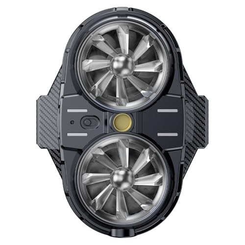 YPREWY Game-Smartphones-Kühlkörper, ergonomisches Design, Kühlventilator, Metall für verbesserte Kühlleistung YPREWY Game-Smartphones-Kühlkörper, ergonomisches Design, Kühlventilator, Metall für verbesserte Kühlleistung von YPREWY