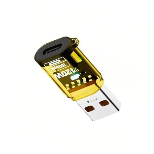 YPREWY Multifunktionaler Hochgeschwindigkeits-USB-auf-Typ-C-Konverter, 120 W, 10 Gbit/s, Dateiübertragung mit Kopfhörerkompatibilitäten YPREWY Multifunktionaler Hochgeschwindigkeits-USB-auf-Typ-C-Konverter, 120 W, 10 Gbit/s, Dateiübertragung mit Kopfhörerkompatibilitäten von YPREWY