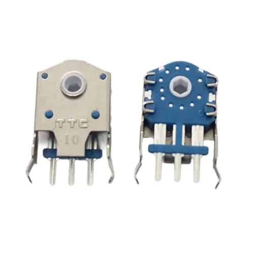 YPREWY Staubdichter silberfarbener Rad-Encoder, 8 mm, 9 mm, 10 mm, 11 mm, rotierende Maus-Decoder, härteres Gefühl, höhere Präzision von YPREWY