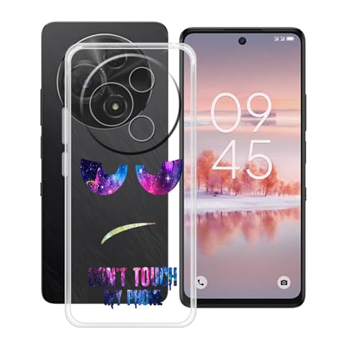 YQINHHME Hülle für TCL 60 NXTpaper (6.80 Zoll) Stoßfest Anti-Kratzer Transparent Handyhülle Case, Ultradünne Flexible Silikon TPU Bumper Schutzhülle Cover für TCL 60 NXTpaper - DUO4 von YQINHHME