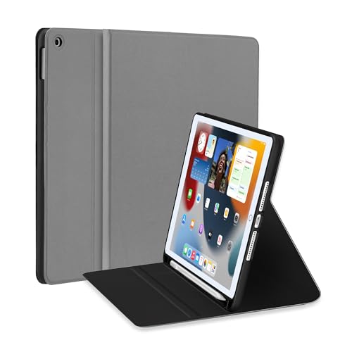 Schutzhülle für iPad 9. Generation (2021) / 2020 iPad 8. Generation / 2019 iPad 7. Generation, [Eckenschutz] Multi-Winkel-Sichtständer, 25,7 cm (10,2 Zoll) iPad-Hülle mit automatischer Schlaf- und von YQMYXG