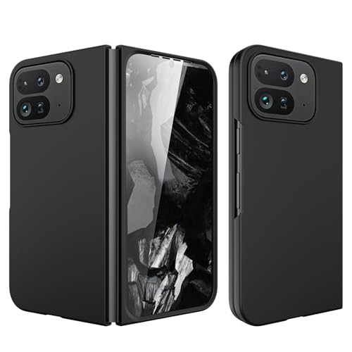 YQODSZ Schutzhülle für Google Pixel 9 Pro Fold mit Displayschutzfolie vorne, Ultra Dünn Matt Harte PC Hülle Kratzfest Erhöhte Kantenschutz Schutzhülle für Google Pixel 9 Pro Fold Schwarz YQODSZ Schutzhülle für Google Pixel 9 Pro Fold mit Displayschutzfolie vorne, Ultra Dünn Matt Harte PC Hülle Kratzfest Erhöhte Kantenschutz Schutzhülle für Google Pixel 9 Pro Fold Schwarz von YQODSZ