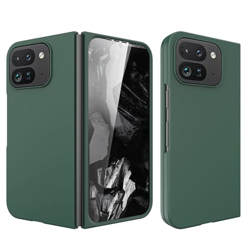 YQODSZ Schutzhülle für Google Pixel 9 Pro Fold mit Displayschutzfolie vorne, Ultra Dünn Matt Harte PC Hülle Kratzfest Erhöhte Kantenschutz Schutzhülle für Google Pixel 9 Pro Fold Grün YQODSZ Schutzhülle für Google Pixel 9 Pro Fold mit Displayschutzfolie vorne, Ultra Dünn Matt Harte PC Hülle Kratzfest Erhöhte Kantenschutz Schutzhülle für Google Pixel 9 Pro Fold Grün von YQODSZ