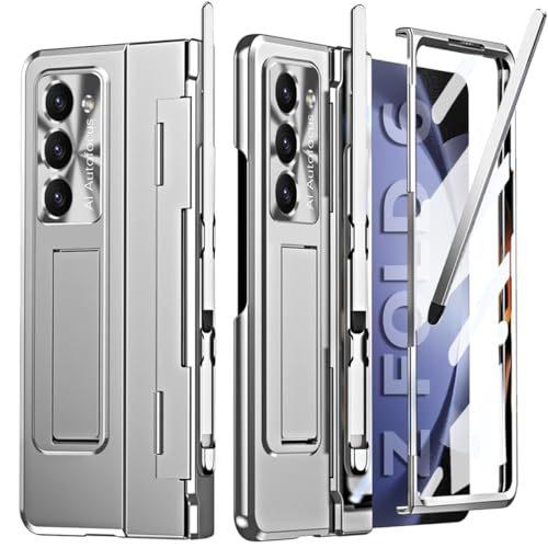 YQODSZ Schutzhülle für Samsung Galaxy Z Fold 6, mit S-Stifthalter und schlankem Stylus, Z Fold6 Stiftschlitz-Hülle mit Scharnierschutz, Displayschutzfolie, vollständige Abdeckung, Ständer, Schutzhülle YQODSZ Schutzhülle für Samsung Galaxy Z Fold 6, mit S-Stifthalter und schlankem Stylus, Z Fold6 Stiftschlitz-Hülle mit Scharnierschutz, Displayschutzfolie, vollständige Abdeckung, Ständer, Schutzhülle von YQODSZ