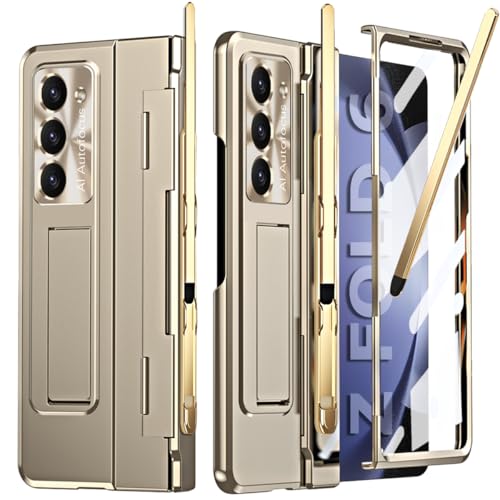 YQODSZ Schutzhülle für Samsung Galaxy Z Fold 6, mit S-Stifthalter und schlankem Stylus, Z Fold6 Stiftschlitz-Hülle mit Scharnierschutz, Displayschutzfolie, vollständige Abdeckung, Ständer, Schutzhülle YQODSZ Schutzhülle für Samsung Galaxy Z Fold 6, mit S-Stifthalter und schlankem Stylus, Z Fold6 Stiftschlitz-Hülle mit Scharnierschutz, Displayschutzfolie, vollständige Abdeckung, Ständer, Schutzhülle von YQODSZ