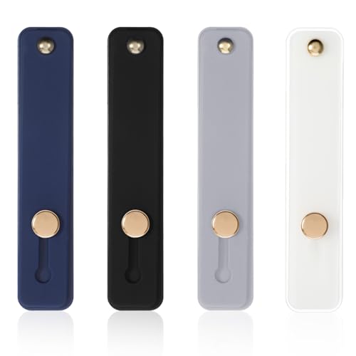 Handyschlaufen-Fingerhalter 4 Stück Telefonschlaufen für Die Rückseite des Telefons, Telefongriffband, Teleskop-Telefonhülle, Silikon-Telefonband für Alle Smartphones Handyschlaufen-Fingerhalter 4 Stück Telefonschlaufen für Die Rückseite des Telefons, Telefongriffband, Teleskop-Telefonhülle, Silikon-Telefonband für Alle Smartphones von YQQYG