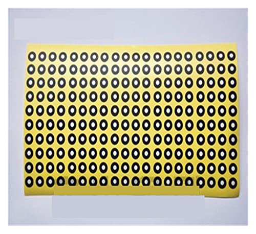 YQVEOT Markierungspunkte zum Scannen 3D-Scanner-Markierungspunkt Kopienzählmaschine Markierungspunkt Mattschwarze Punktmarkierung für 3D-Scanner(Model 6) von YQVEOT