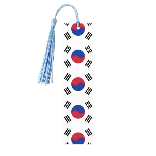 Lesezeichen mit Flagge der Republik Korea, Holz-Lesezeichen, für Männer und Frauen, Buchliebhaber, für Abschlussfeier, Party-Dekoration Lesezeichen mit Flagge der Republik Korea, Holz-Lesezeichen, für Männer und Frauen, Buchliebhaber, für Abschlussfeier, Party-Dekoration von YQxwJL