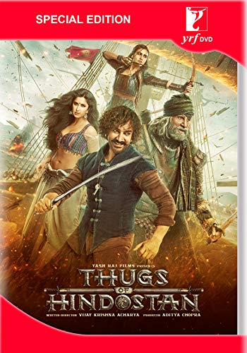 THUGS OF HINDOSTAN Film ~ 2 DVD Pack ~ Bollywood ~ Amitabh Bachchan, Aamir Khan & Kathrina Kaif ~ Hindi mit englischem Untertitel ~ India ~ 2018 ~ verkauf nur über Bollywood 24/7 THUGS OF HINDOSTAN Film ~ 2 DVD Pack ~ Bollywood ~ Amitabh Bachchan, Aamir Khan & Kathrina Kaif ~ Hindi mit englischem Untertitel ~ India ~ 2018 ~ verkauf nur über Bollywood 24/7 von YRF