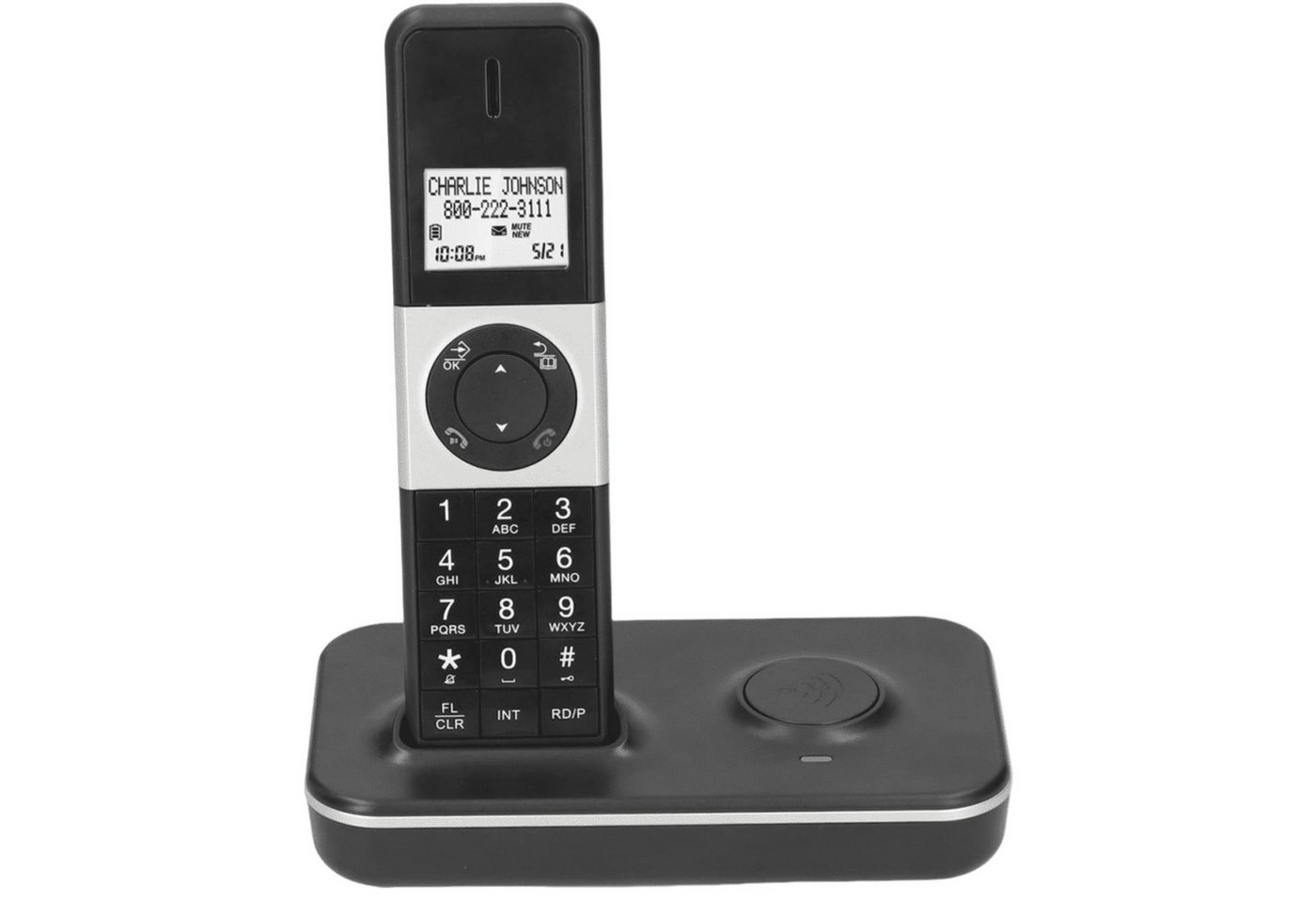 YRIIOMO Digitales schnurloses Telefon mit Caller ID – Geschäftstelefon mit Schnurloses DECT-Telefon YRIIOMO Digitales schnurloses Telefon mit Caller ID – Geschäftstelefon mit Schnurloses DECT-Telefon von YRIIOMO