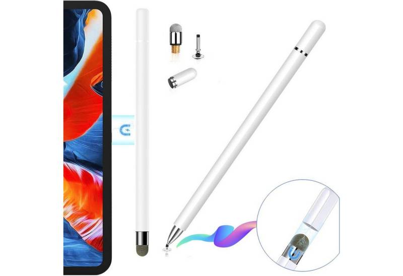 YRIIOMO Eingabestift Hochwertiger Touchscreen Stift mit drei austauschbaren Spitzen für (präzises Schreiben, Zeichnen und Spielen – kompatibel mit Smartphones, Tablets und anderen kapazitiven Geräten) von YRIIOMO