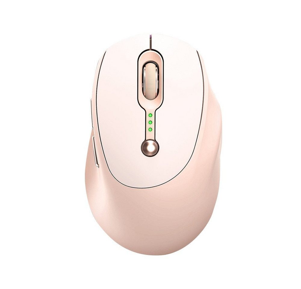 YRIIOMO Kabellose Maus in Rosa USB Büro Geschäft niedlich aufladbar für Maus (Mädchen) von YRIIOMO