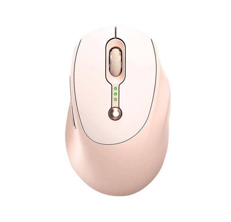 YRIIOMO Kabellose Maus in Rosa USB Büro Geschäft niedlich aufladbar für Maus (Mädchen) von YRIIOMO
