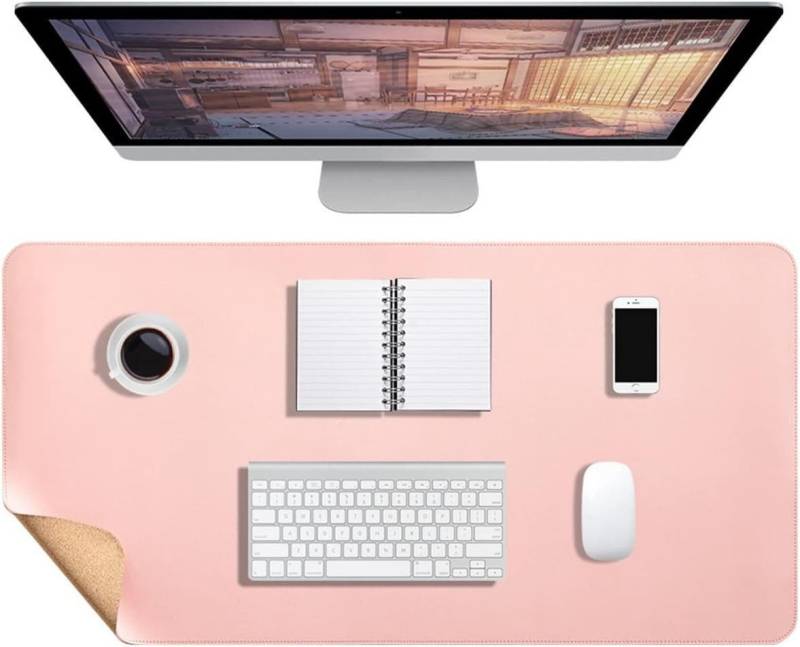 YRIIOMO Mauspad Hochwertige Tischunterlage aus umweltfreundlichem Material mit (doppelseitigem Design, wasserabweisend, rutschfest und hitzebeständig, – ideal für Büro und Zuhause) von YRIIOMO