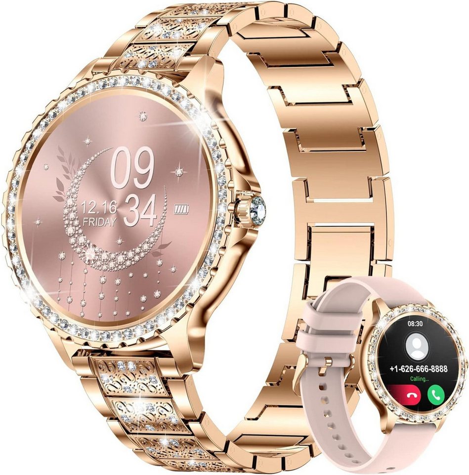 YRIIOMO Moderne Smartwatch mit vielseitigen Gesundheitsfunktionen, stilvollem Smartwatch Design und langer Akkulaufzeit – ideal für den Alltag und leichte, Sportaktivitäten YRIIOMO Moderne Smartwatch mit vielseitigen Gesundheitsfunktionen, stilvollem Smartwatch Design und langer Akkulaufzeit – ideal für den Alltag und leichte, Sportaktivitäten von YRIIOMO