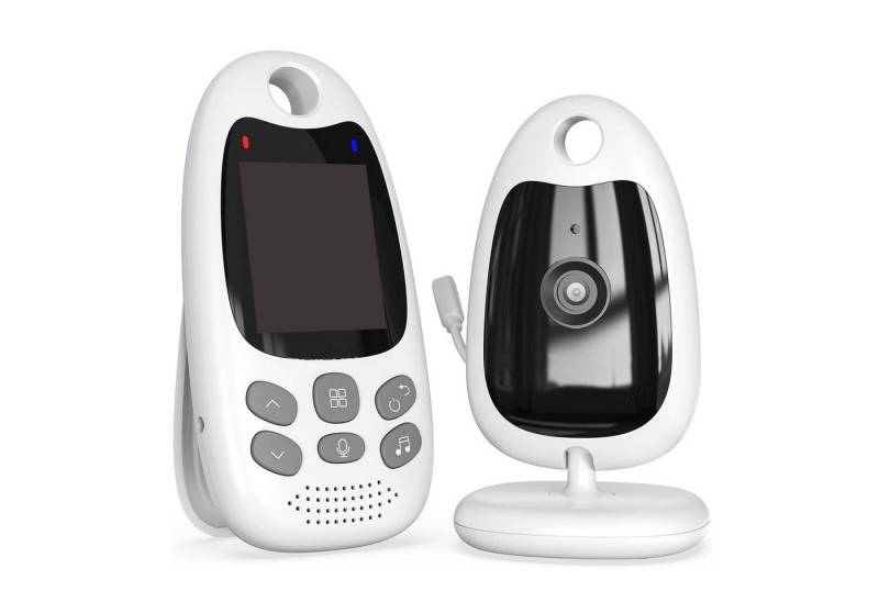 YRIIOMO Video-Babyphone Babyphone mit Kamera Tragbares Vox Funktion Temperatursensor, Gegensprechanlage Schlaflieder Lange Akkulaufzeit Nachtsicht Video, Babyfon 2,4 Ghz, Intelligentes Standby Baby Monitor von YRIIOMO