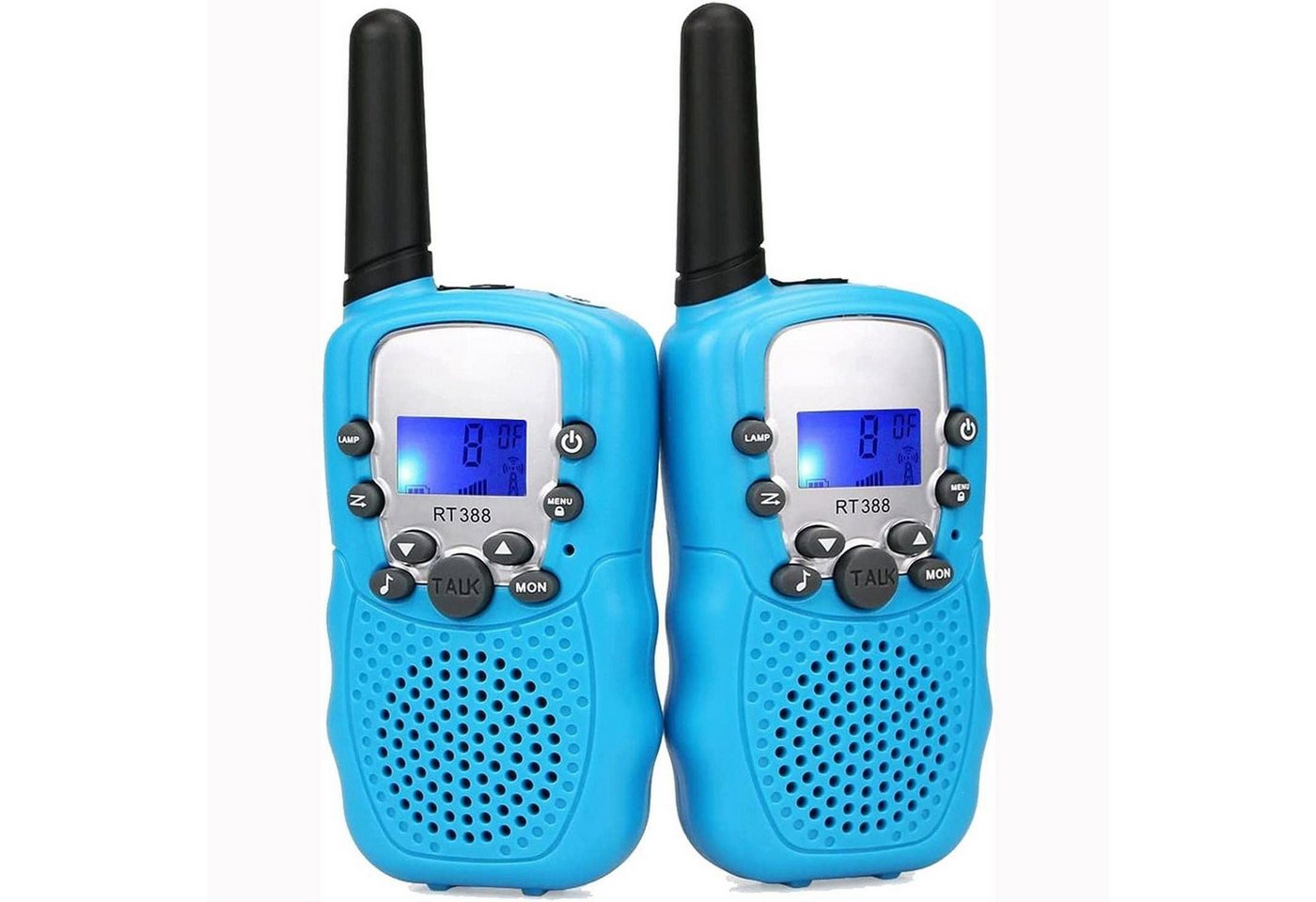 YRIIOMO Walkie Talkie Walkie Talkie 2 Stück Kinder Funkgerät, 3 km Reichweite, Klare, Tonqualität, Tragbares 2 Wege Radio Spielzeug für Kinder, Blau YRIIOMO Walkie Talkie Walkie Talkie 2 Stück Kinder Funkgerät, 3 km Reichweite, Klare, Tonqualität, Tragbares 2 Wege Radio Spielzeug für Kinder, Blau von YRIIOMO
