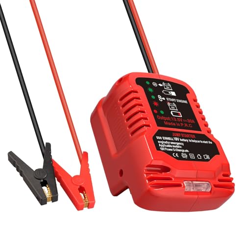 YRhplm Starthilfekabel mit Adapter für Einhell Power X-Change 18 V Batterie-Starthilfe, mit 11 AWG Starthilfekabel für Kfz-Starthilfekabel-Adapter (Batterie nicht im Lieferumfang enthalten) von YRhplm