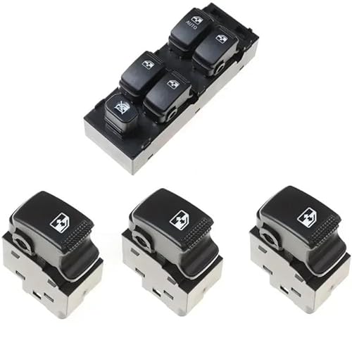 YSFIFHSKFH Fensterheber Auto Electric Power Master Fensterheber Control Schalter Taste Für Hyundai Für Matrix 06-11 93570-1C110 93580-1C000 Auto Fensterschalter(A Set) von YSFIFHSKFH