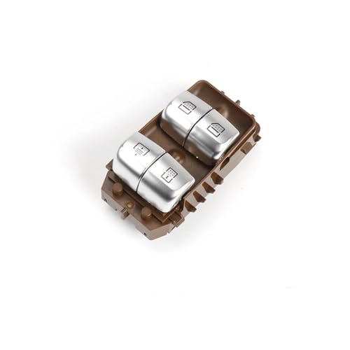 YSFIFHSKFH Fensterheber Fensterheberschalter Reglerknopf Für Mercedes Für Benz Für W213 Für W222 Für S550e Für S600 Für S63 2229051505 Auto Fensterschalter(BrownA) von YSFIFHSKFH
