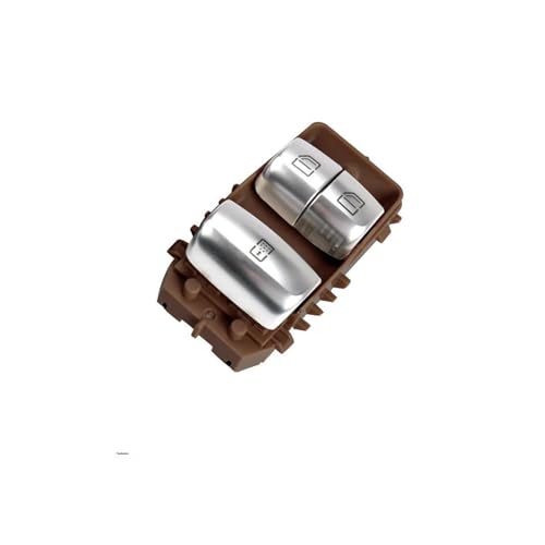 YSFIFHSKFH Fensterheber Fensterheberschalter Reglerknopf Für Mercedes Für Benz Für W213 Für W222 Für S550e Für S600 Für S63 2229051505 Auto Fensterschalter(BrownB) von YSFIFHSKFH