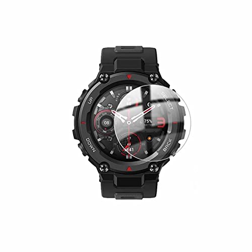 YSJJZRL 2 Pack gehärtetes Glas Kompatibel mit Amazfit T-Rex Pro Smartwatch Ultra Dünn Panzerglas Anti-Kratzer Blasenfrei von YSJJZRL