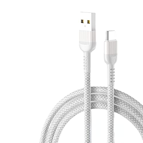 YSJJZRL 66W USB A auf USB C Kabel, 6A Superschnelles USB Typ C Ladekabel mit Samsung Huawei und mehr (1,2 Mio,Grau) von YSJJZRL
