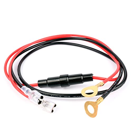 YSJJZRL Auto-USB-Ladegerät-Buchsenkabel, Zigarettenanzünder-Kabelbaum-Anschlusskabel mit 10-A-Sicherung (0,6 Mio) von YSJJZRL