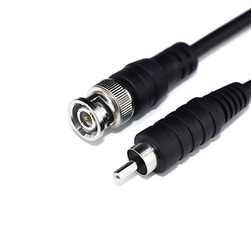YSJJZRL BNC-auf-RCA-Adapterkabel, RCA-Stecker auf BNC-Stecker, Anschlusskabel für Überwachungs-CCTV-Kamerasystem (5M) von YSJJZRL